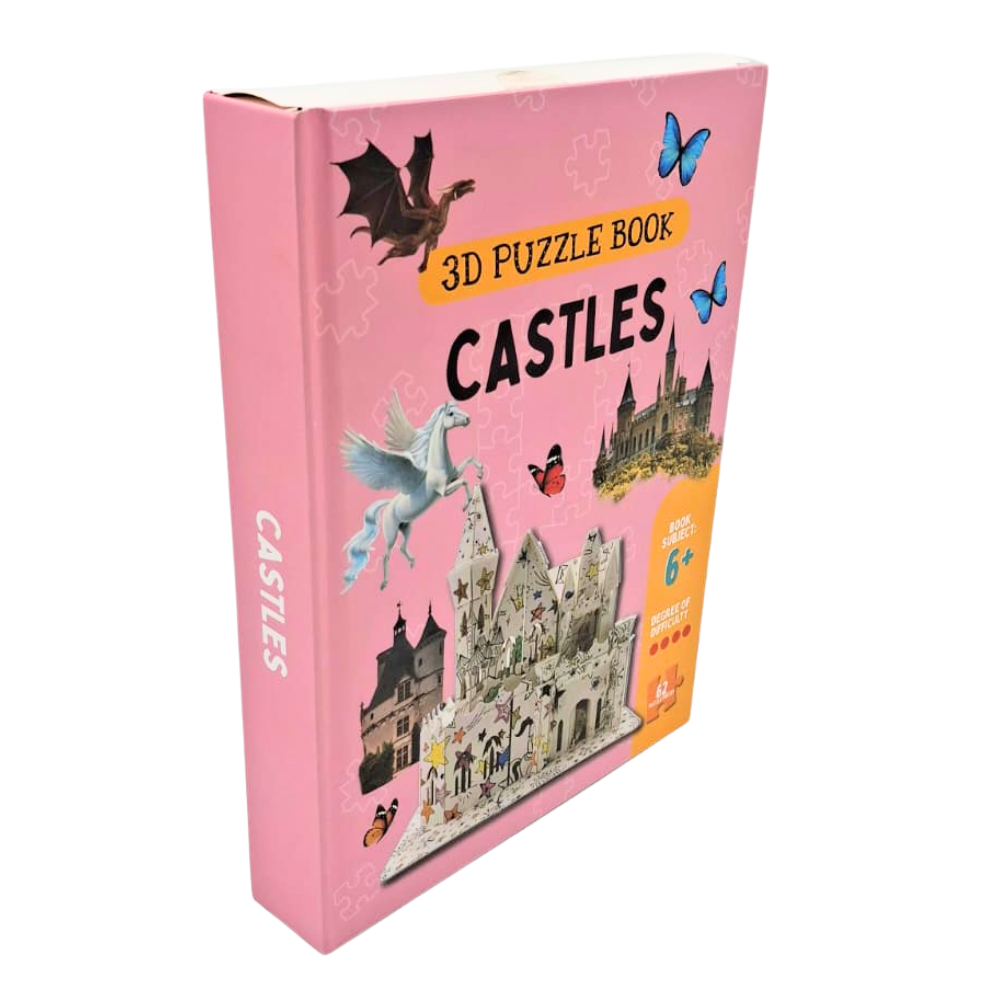 3D Puzzle Book: Castles