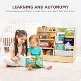 Montessori Bookshelf And Toy Organizer