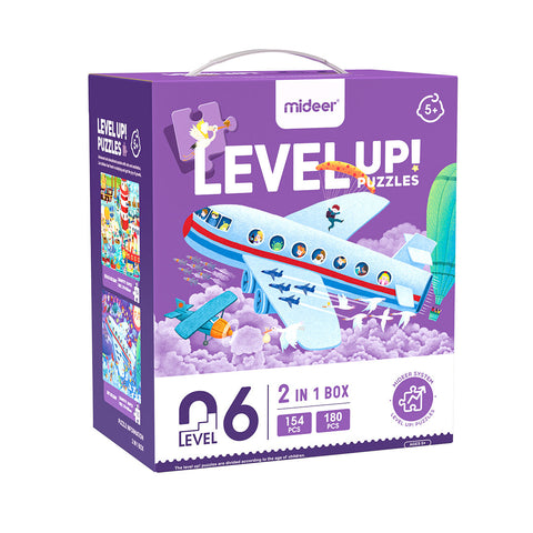 2-in-1 Level Up Puzzle: Level 6 A Long Holiday