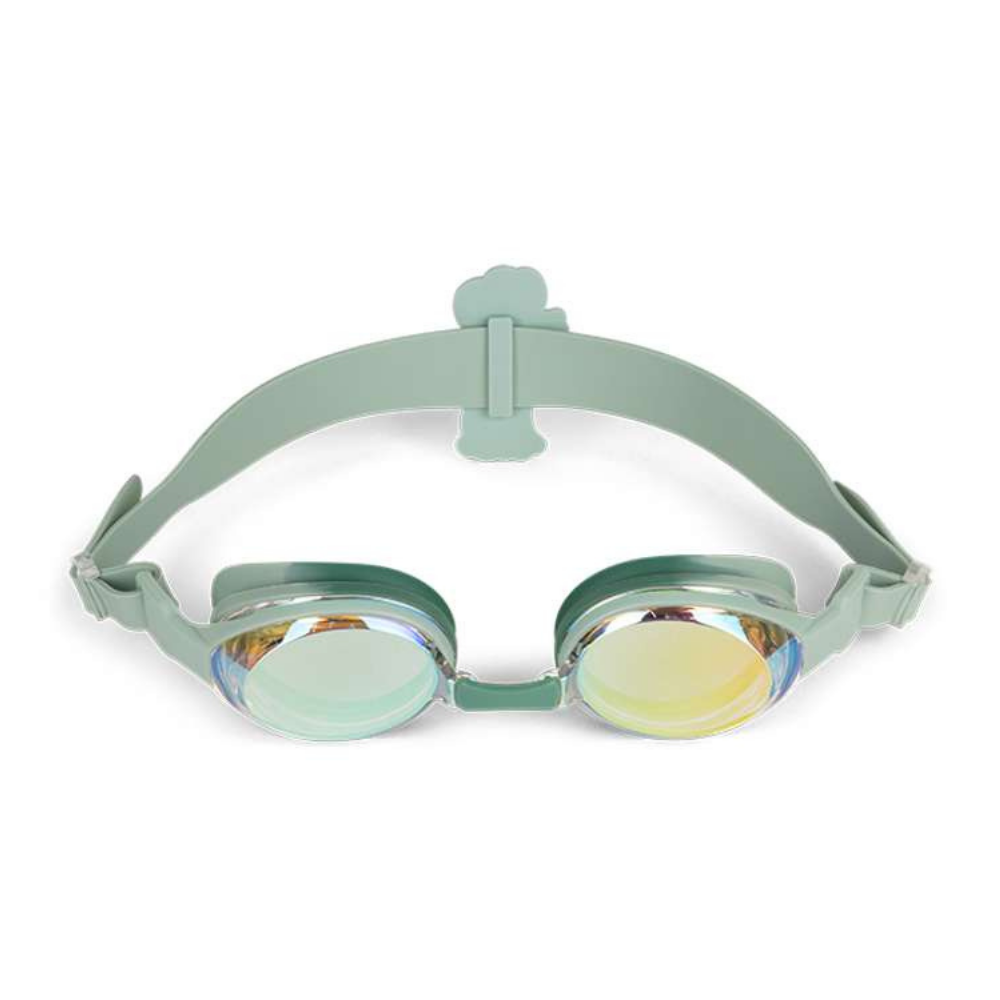 Swim Goggles: Green Dog