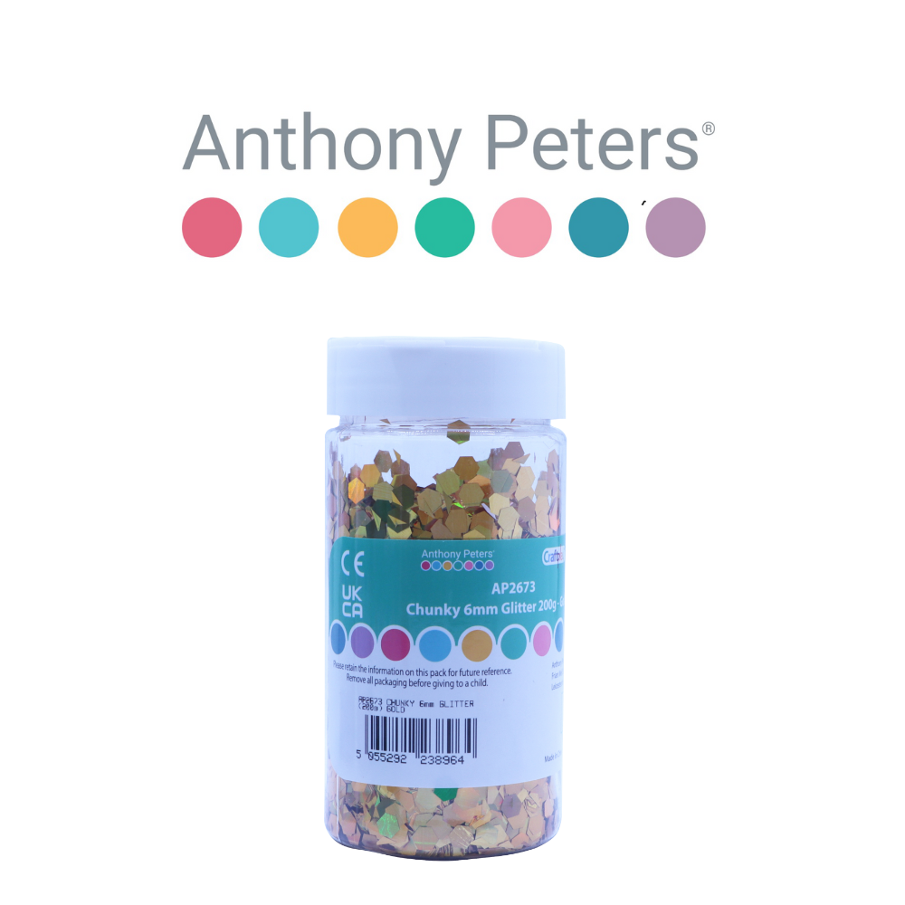 Chunky 6mm Glitter 200g