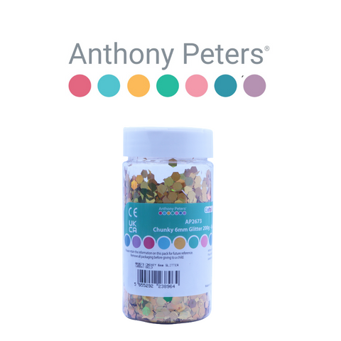 Chunky 6mm Glitter 200g