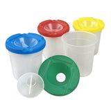 Paint Pots with Non-Spill Lids 4pc