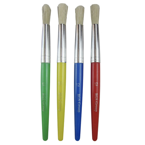 Round Paint Brushes 4pc #12