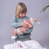 Llorens - Baby Girl Doll with Crying Mechanism, Clothing & Cushion: Mimi 42cm