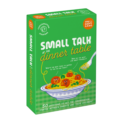 The Happy Gang Conversation Starter Cards: Small Talk At The Dinner Table