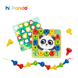Rainbow Stacking Pegs 24pc