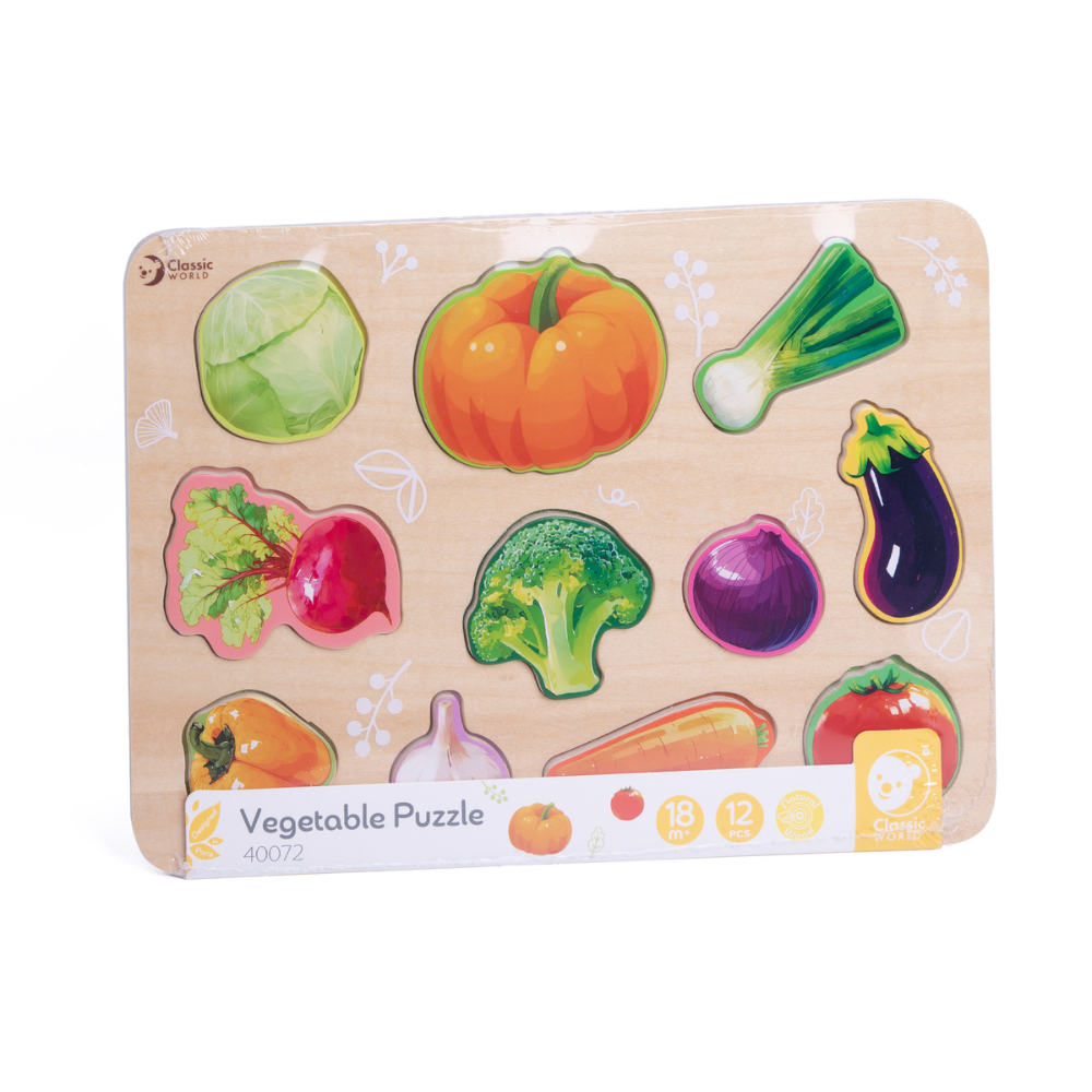 Vegetable Puzzle 12pc