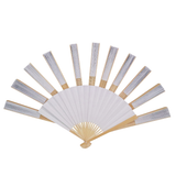 White Paper Fans 12pc