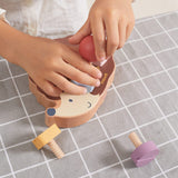 Screw Toy: Wooden Twisting Hedgehog