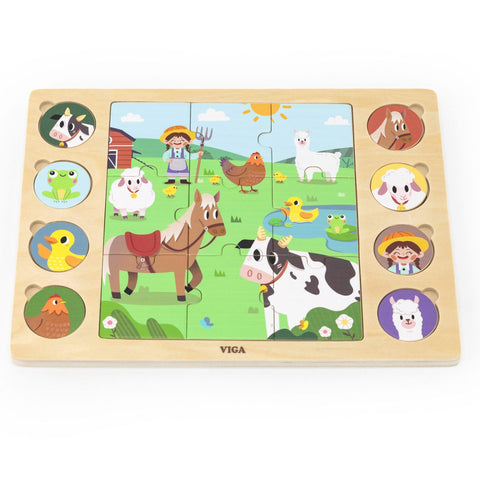Find & Match Puzzle: Farm 9pc