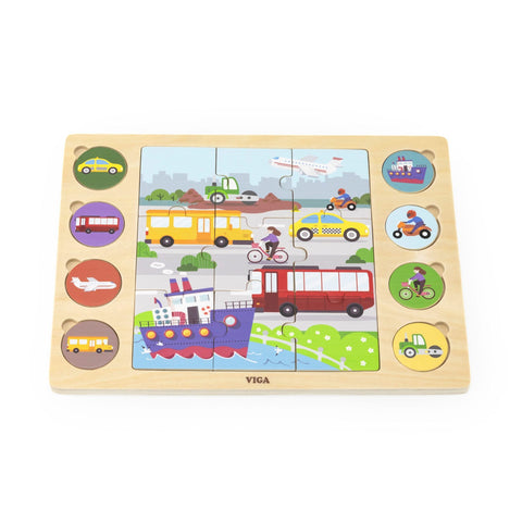 Find & Match Puzzle: Transport 9pc