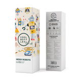 Cool Bottles Kids Reusable Thermal Bottle: Messy Robots 350ml