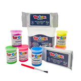 Neon Paint and Dough Tub Set