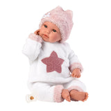 Llorens - Baby Girl Doll with Clothing & Pacifier: Baby Star Angela 36cm