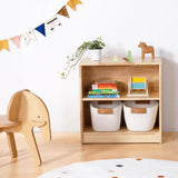 Wooden 2-Shelf Storage & Organiser 60 x 60cm