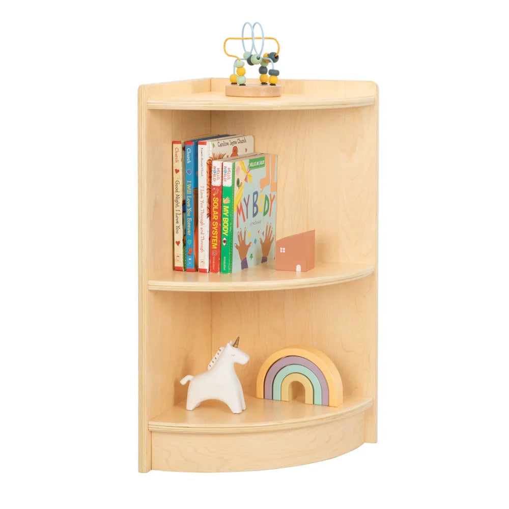 Wooden Corner Shelf - Plywood 60 x 30cm