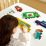 My First Art Puzzle: 6-In-1 Busy Cars