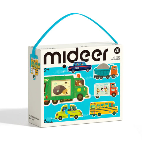 My First Art Puzzle: 6-In-1 Busy Cars