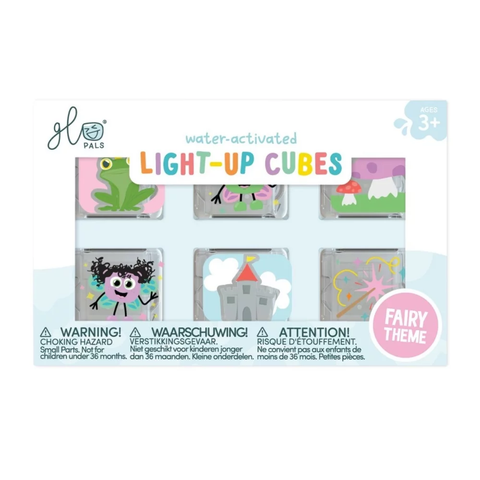 Glo Pals - Water Activated Light-Up Sensory Cubes: Fairy 6pc