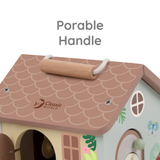 Wooden Locking House 11pc