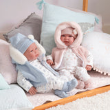 Llorens - Newborn Baby Doll with Crying Mechanism & Clothing: Tina 44cm