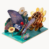Wooden 3D Puzzle - Entomological Souvenirs: Papilio Memnon Butterfly 63pc
