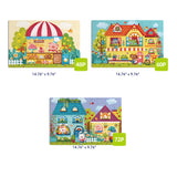 Level Up! Puzzles - Level 4: Fairy Tale Town 48-72pc