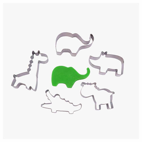 Metal Cutters: Jungle Animals 5pc