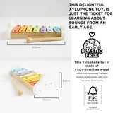 Rainbow Wooden Xylophone