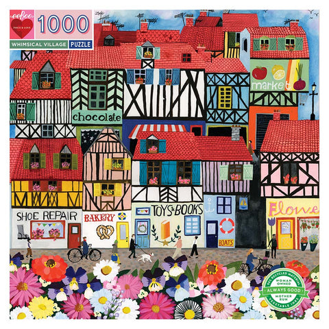 Whimsical Village Puzzle 1000pc