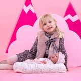 Llorens - Baby Girl with Laughing Mechanism, Clothing & Cushion: Mimi 42cm