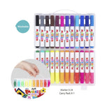 Washable Art Markers: 24 Colours