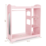 Wooden Wardrobe and Dress-Up Unit