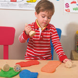 Wooden Dough Stampers 4pc