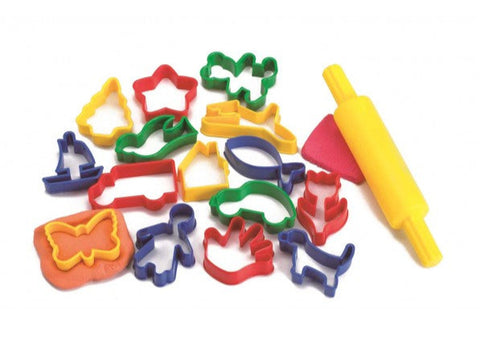 Cookie Cutter & Rolling Pin Set 17pc