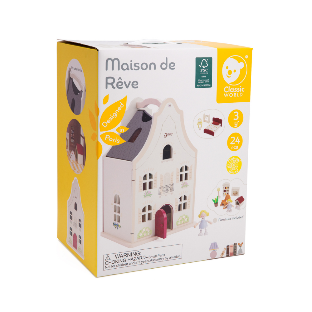 Maison de Rêve Dollhouse 24pc