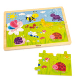 Framed Wooden Puzzle: Insects 24pc