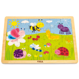 Framed Wooden Puzzle: Insects 24pc