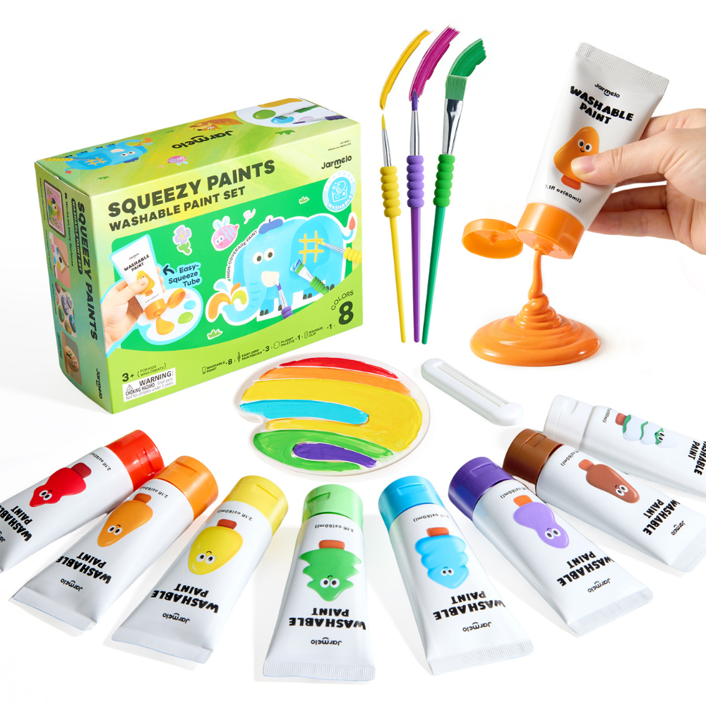 Squeezy Paints Washable Paints Set