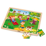 Framed Wooden Puzzle: Spring 24pc