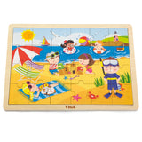 Framed Wooden Puzzle: Summer 24pc