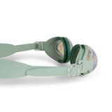 Swim Goggles: Green Dog