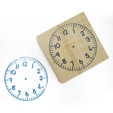 Clock Face Stamps 2pc