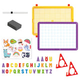 Magnetic Whiteboard Board & Magnetic Letters Activity Set