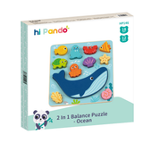 2-in-1 Balance Puzzle: Ocean 12pc