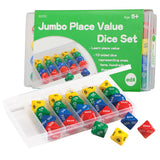 Dice Jumbo 10-Sided Place Value Set 24pc