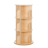 Rotating Wooden Bookshelf