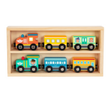 Wooden Train Set 7pc