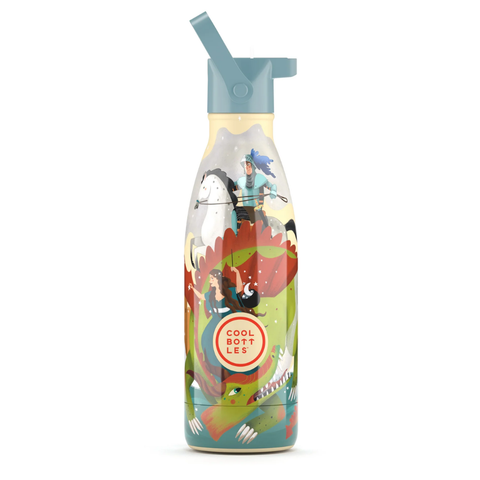 Cool Bottles Kids Reusable Thermal Bottle: Knight Legends 350ml
